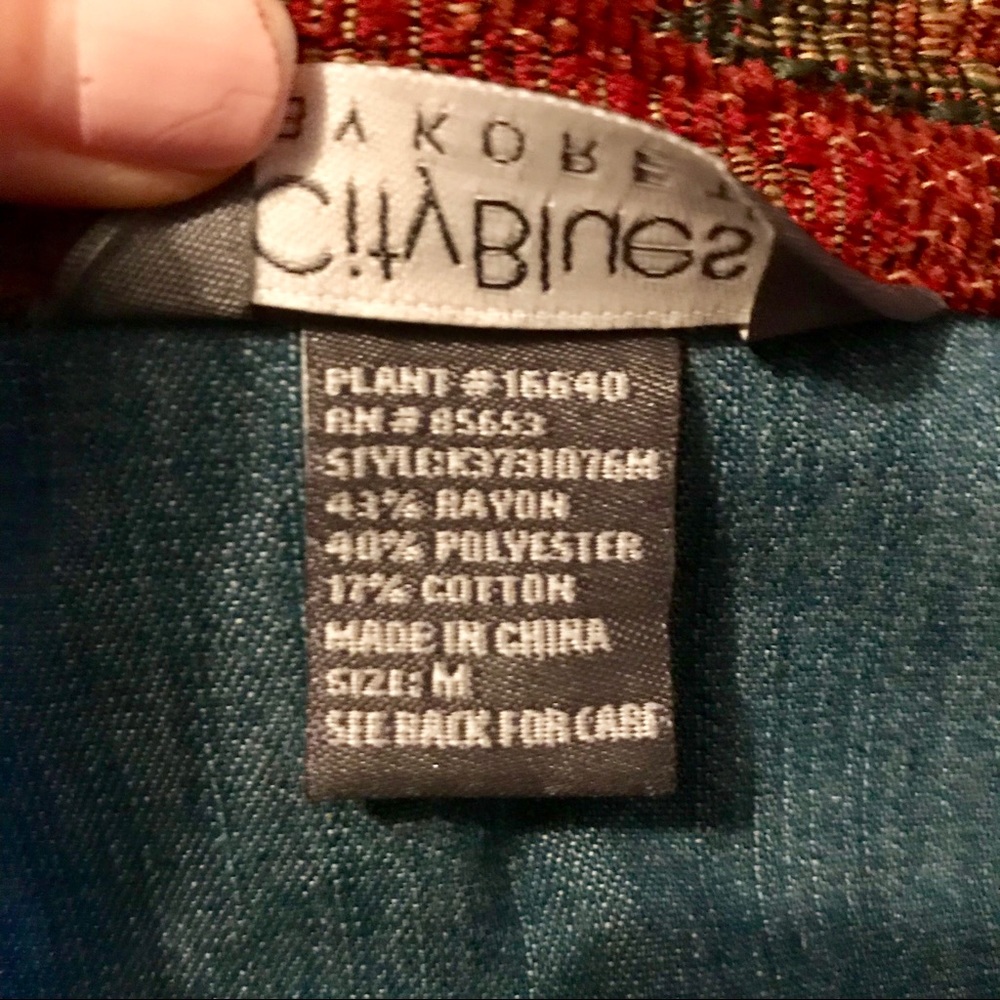 CityBlues by Koret Denim Jacket Size M - Picture 6 of 10